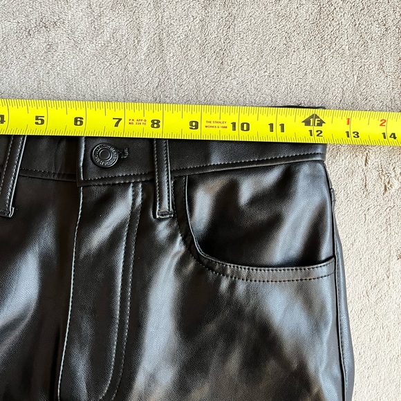 Abercrombie & Fitch Vegan Leather Skinny Pant - Picture 9 of 11
